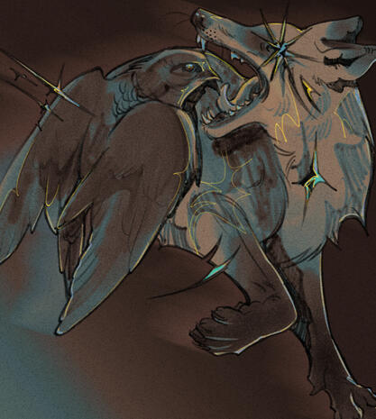 Untitled [Fox and Swift]